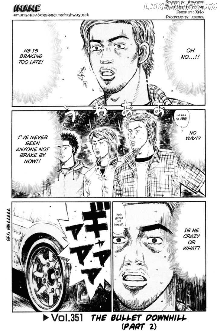 Initial D Chapter 351 - page 1