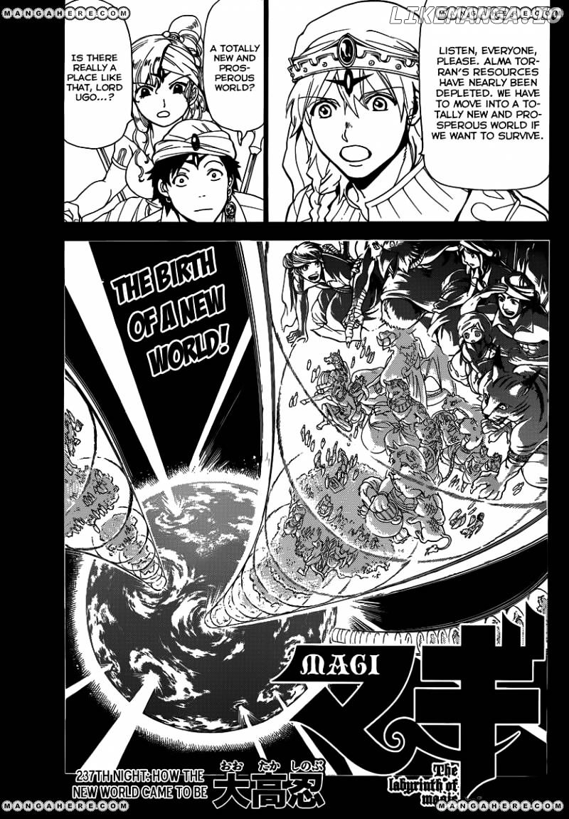 Magi - Labyrinth of Magic Chapter 237 - page 3
