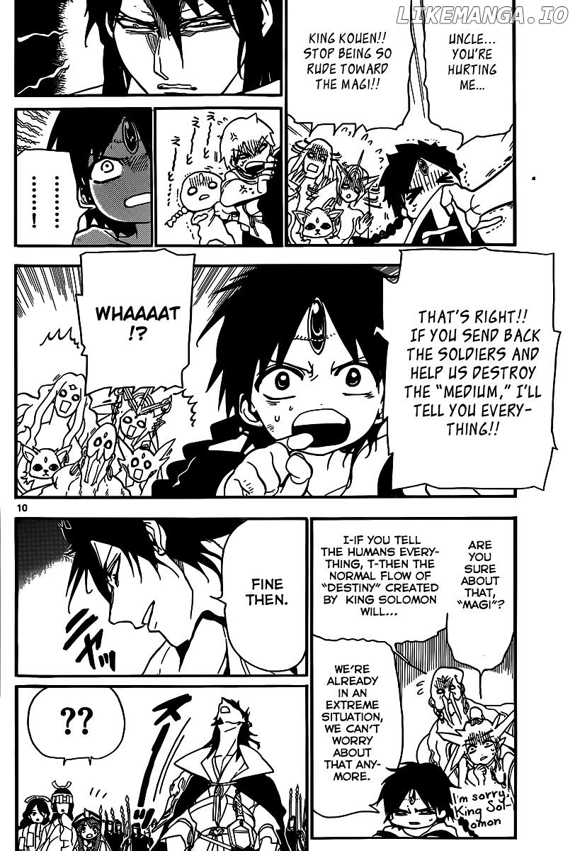 Magi - Labyrinth of Magic Chapter 187 - page 10