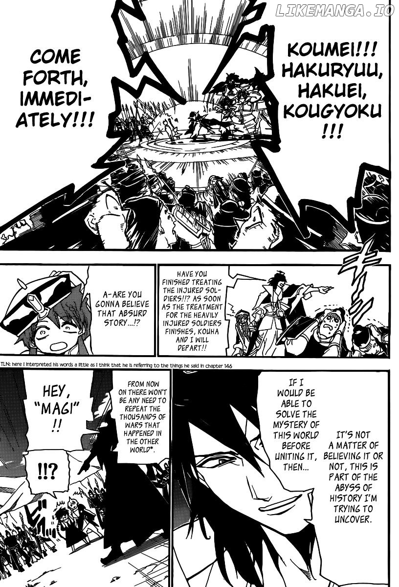 Magi - Labyrinth of Magic Chapter 187 - page 11