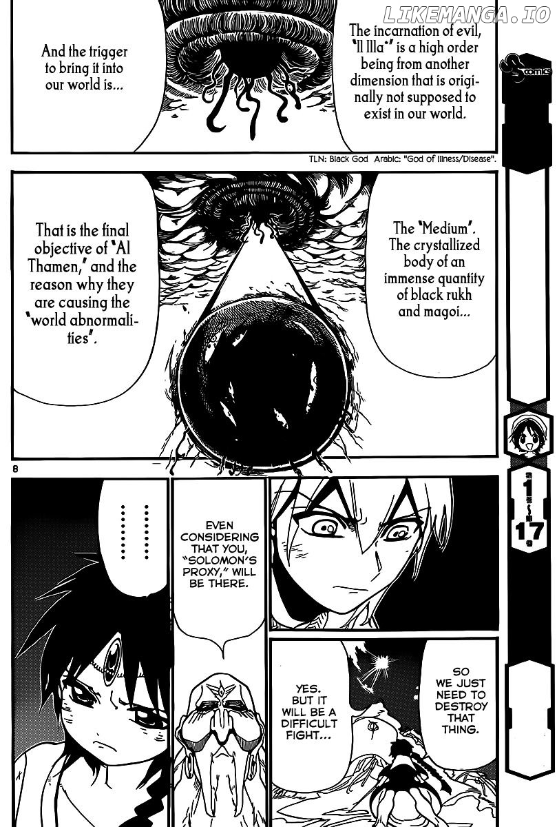 Magi - Labyrinth of Magic Chapter 187 - page 8
