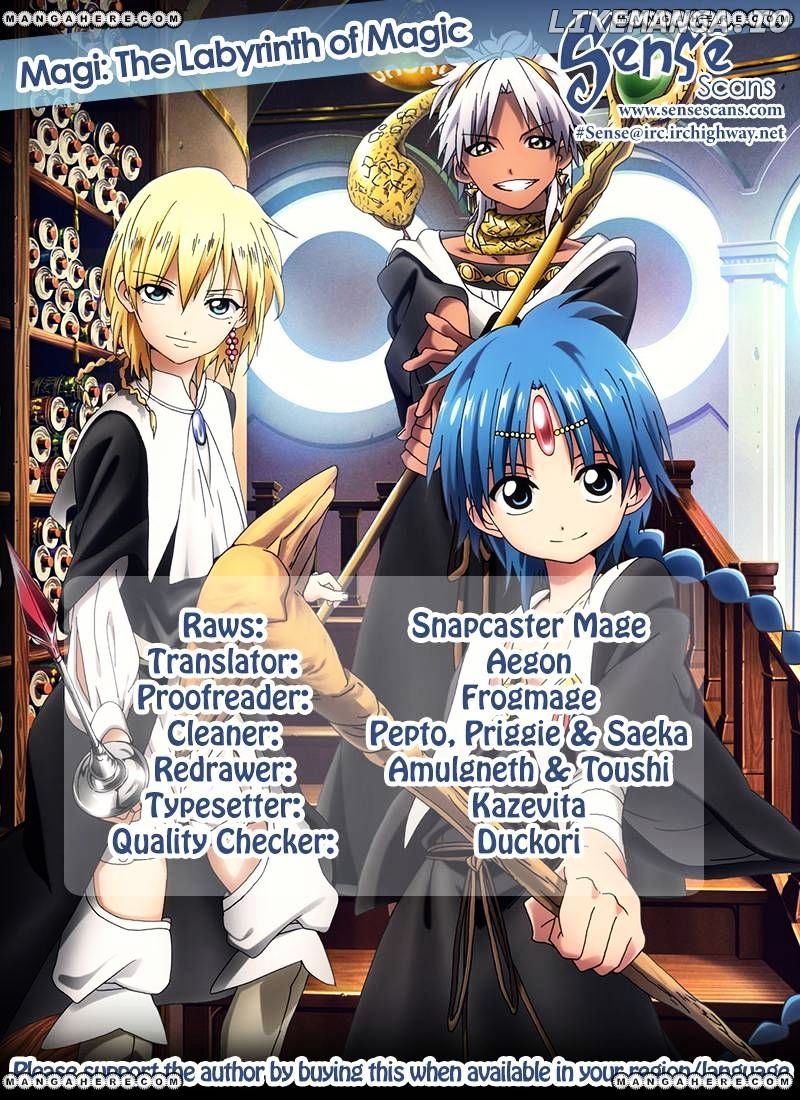 Magi - Labyrinth of Magic Chapter 256 - page 1