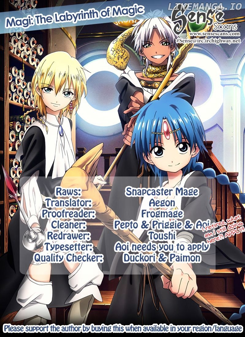 Magi - Labyrinth of Magic Chapter 260 - page 1