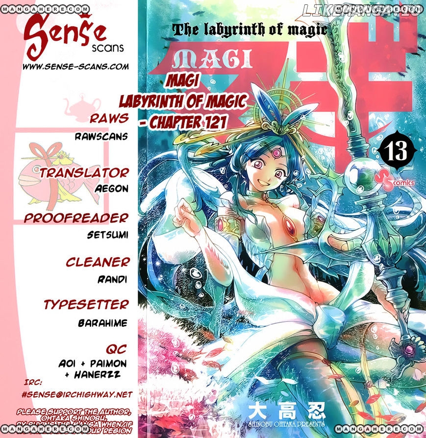 Magi - Labyrinth of Magic Chapter 121 - page 1