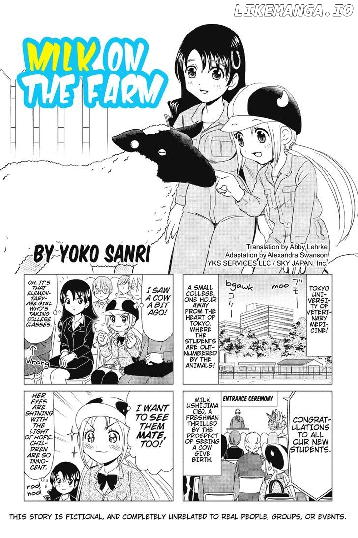 Rakunou Milk! chapter 2 - page 1