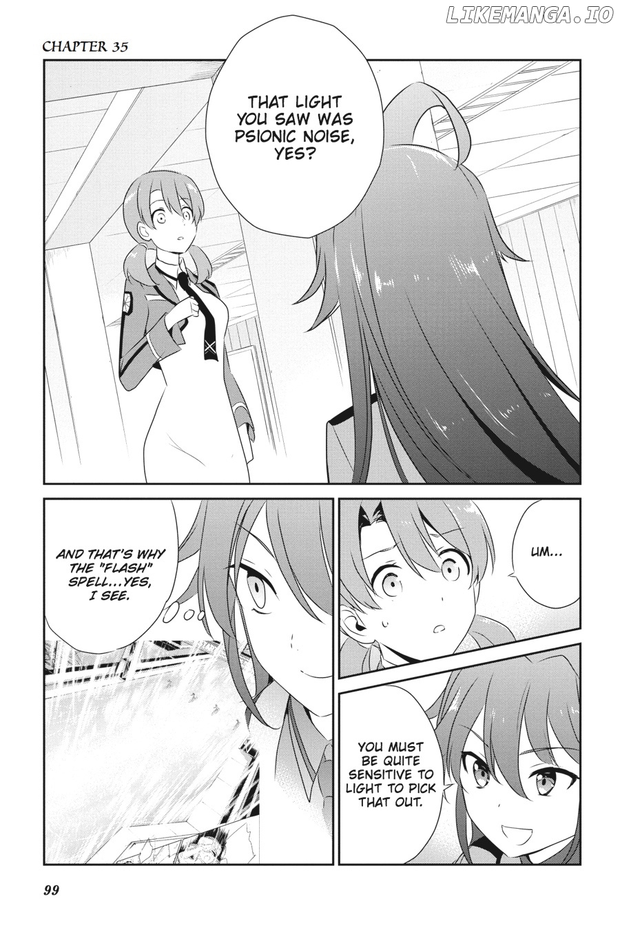 Mahouka Koukou no Yuutousei chapter 35 - page 1