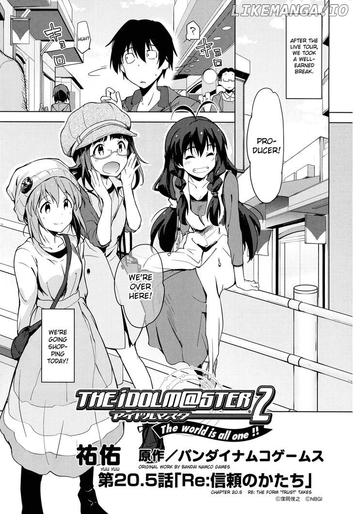 The Idolmster 2 The World is All One chapter 20.5 - page 1