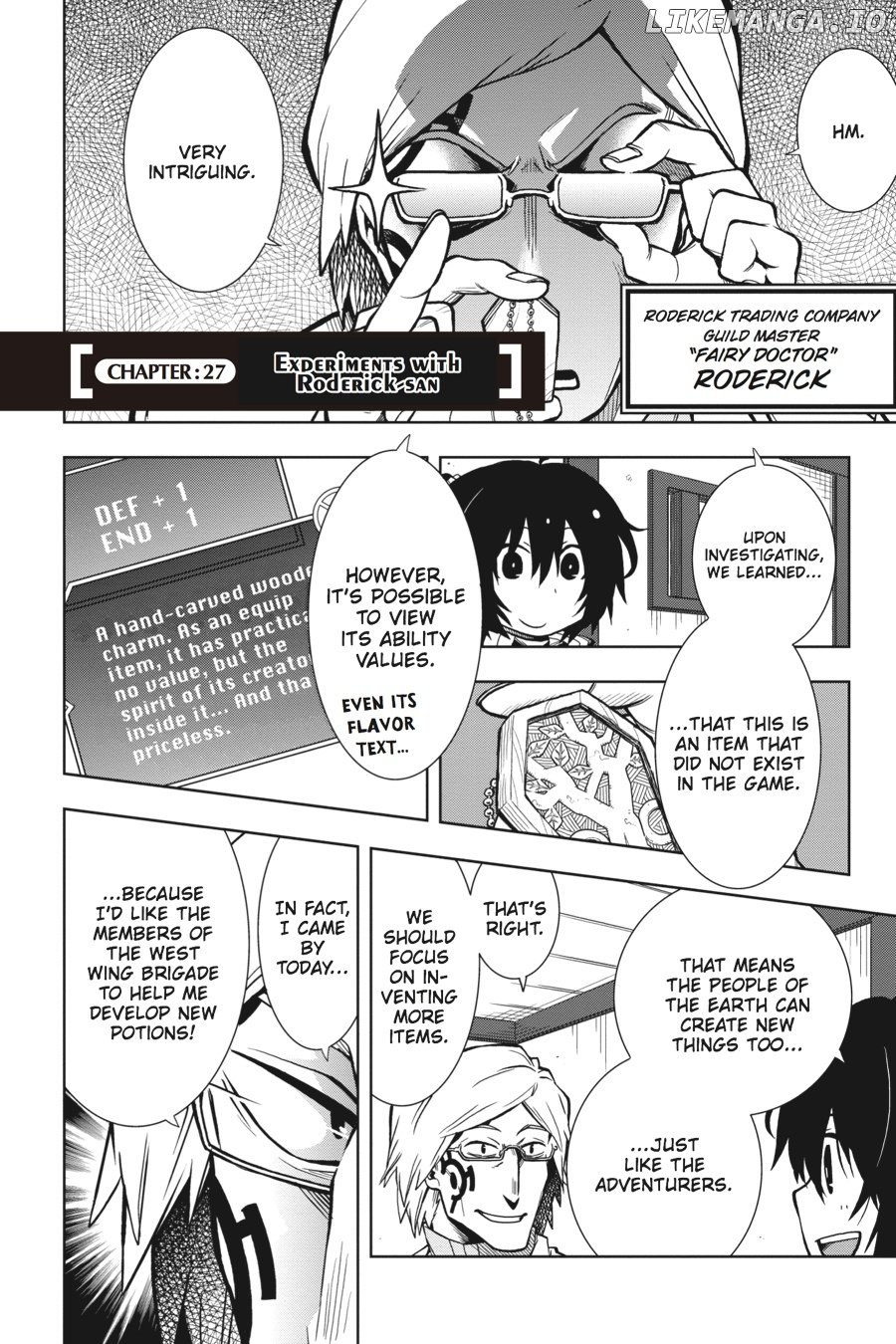 Log Horizon - Nishikaze no Ryodan chapter 27 - page 1