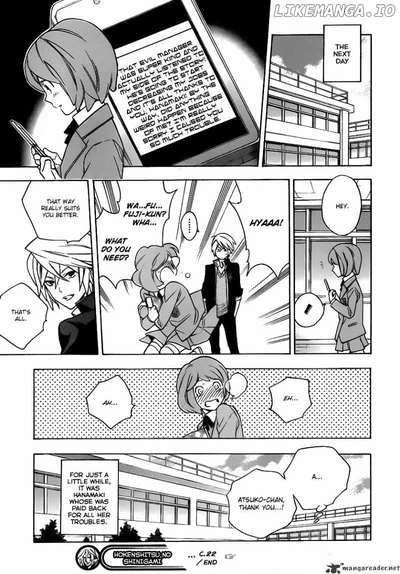 Hokenshitsu No Shinigami chapter 22 - page 20