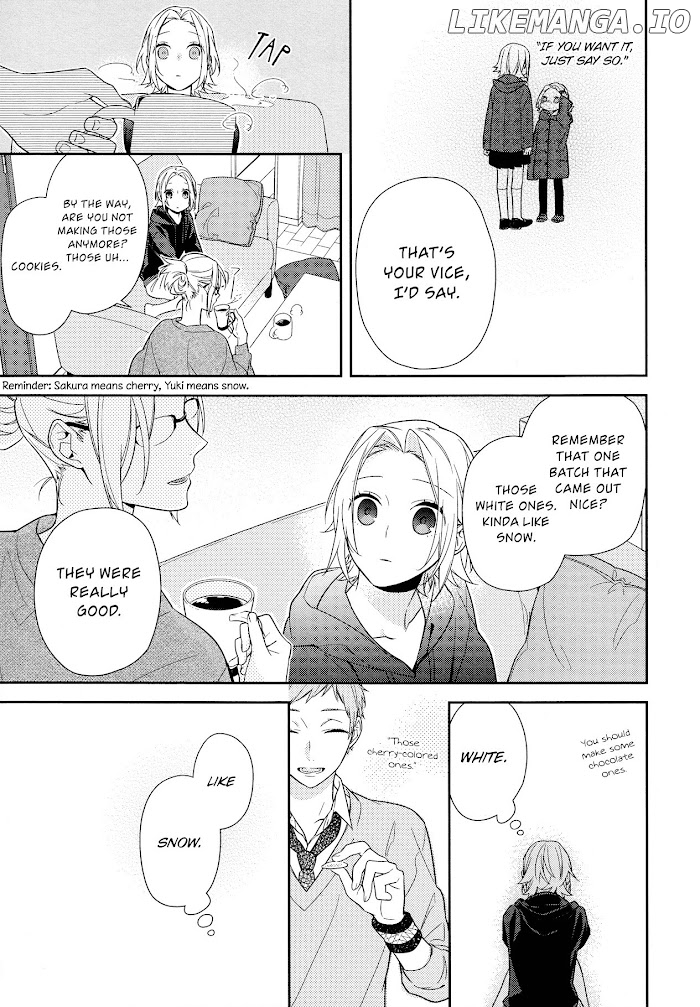 Hori-san to Miyamura-kun chapter 58 - page 21