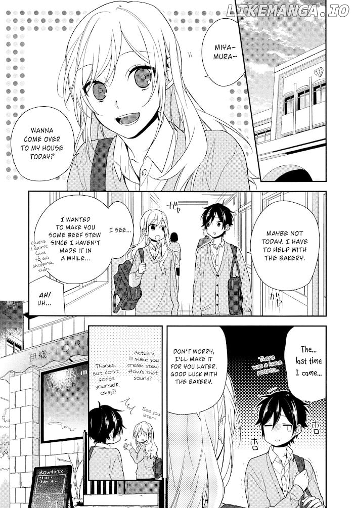 Hori-san to Miyamura-kun chapter 55 - page 15