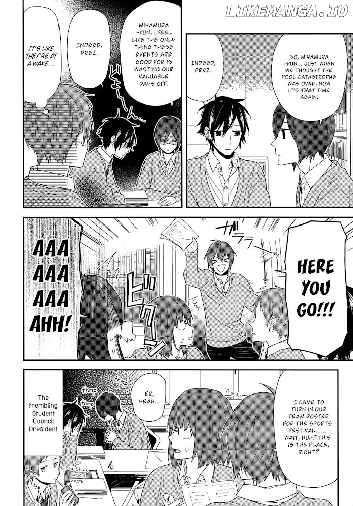 Hori-san to Miyamura-kun chapter 47 - page 9