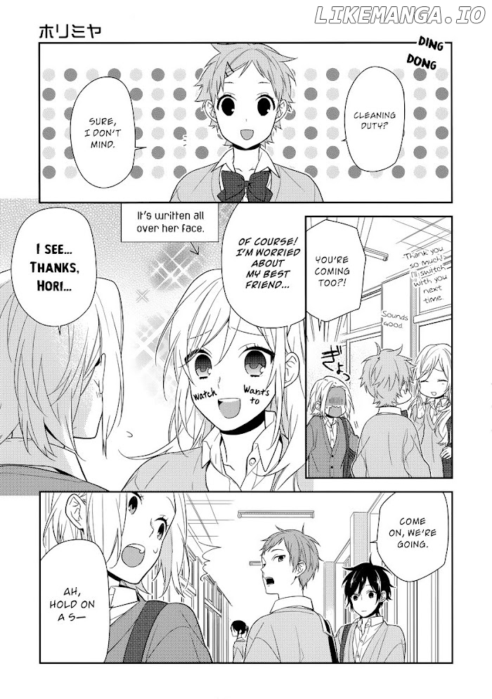 Hori-san to Miyamura-kun chapter 44 - page 9