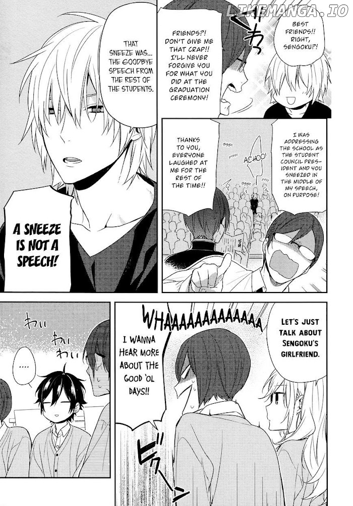 Hori-san to Miyamura-kun chapter 68 - page 15