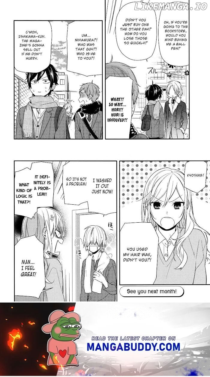 Hori-san to Miyamura-kun chapter 66 - page 12