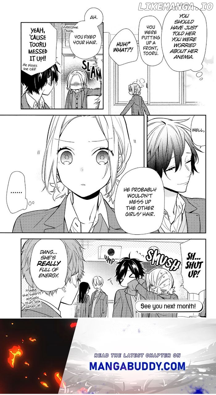 Hori-san to Miyamura-kun chapter 88 - page 17