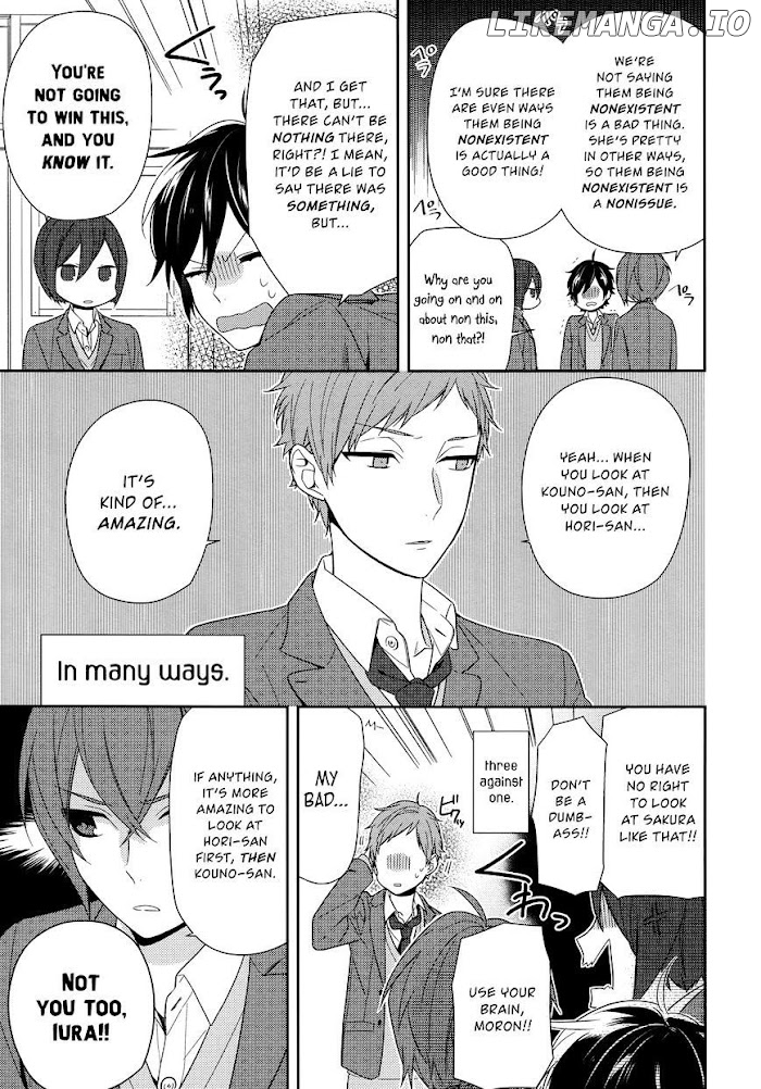 Hori-san to Miyamura-kun chapter 65 - page 11