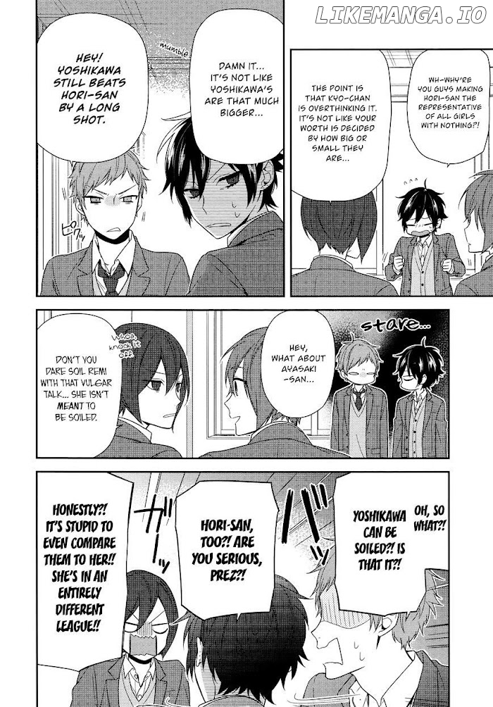 Hori-san to Miyamura-kun chapter 65 - page 12