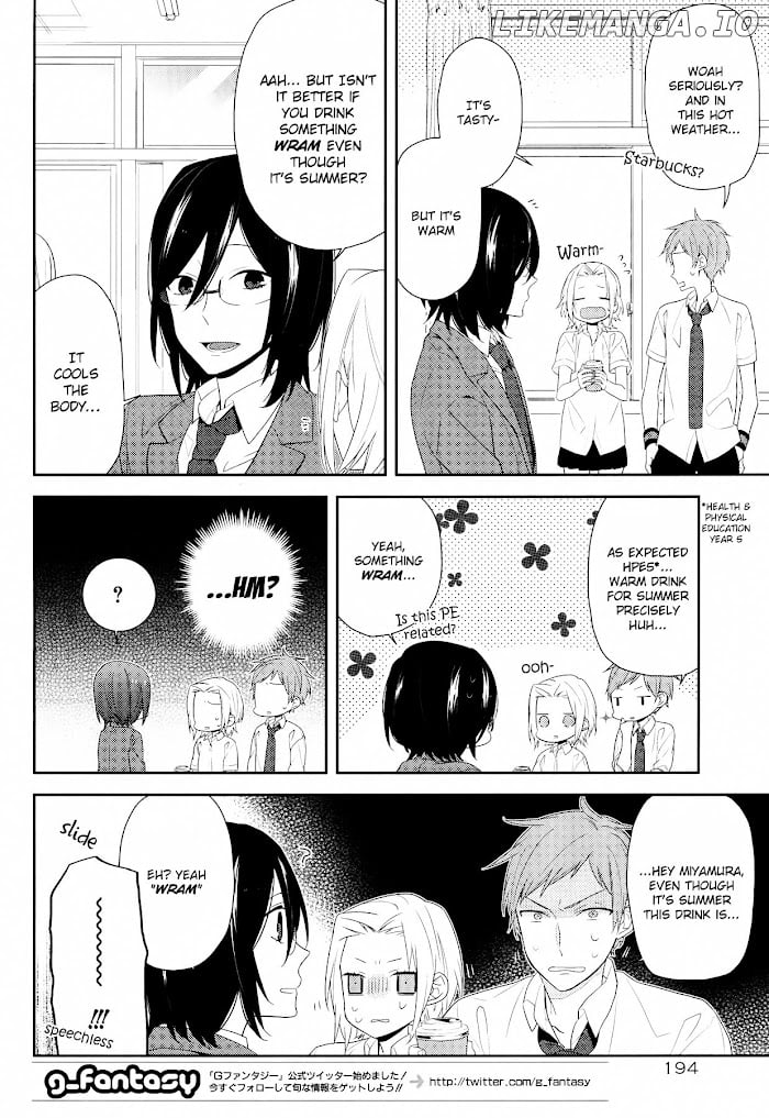 Hori-san to Miyamura-kun chapter 25 - page 16