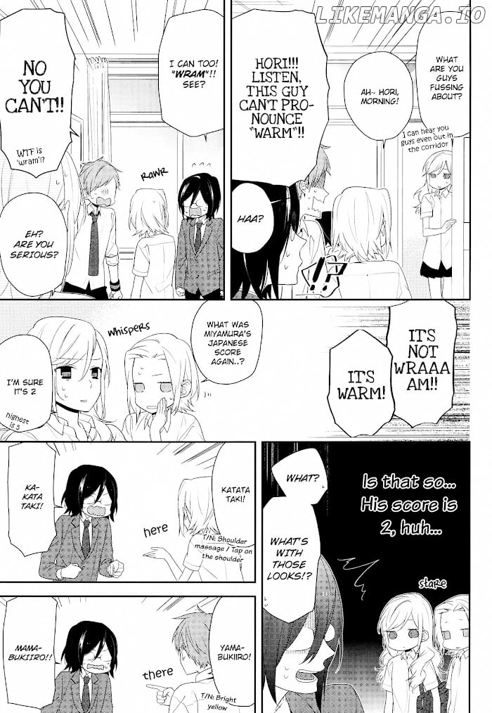 Hori-san to Miyamura-kun chapter 25 - page 17