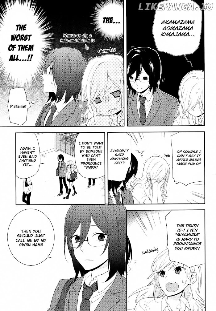 Hori-san to Miyamura-kun chapter 25 - page 21