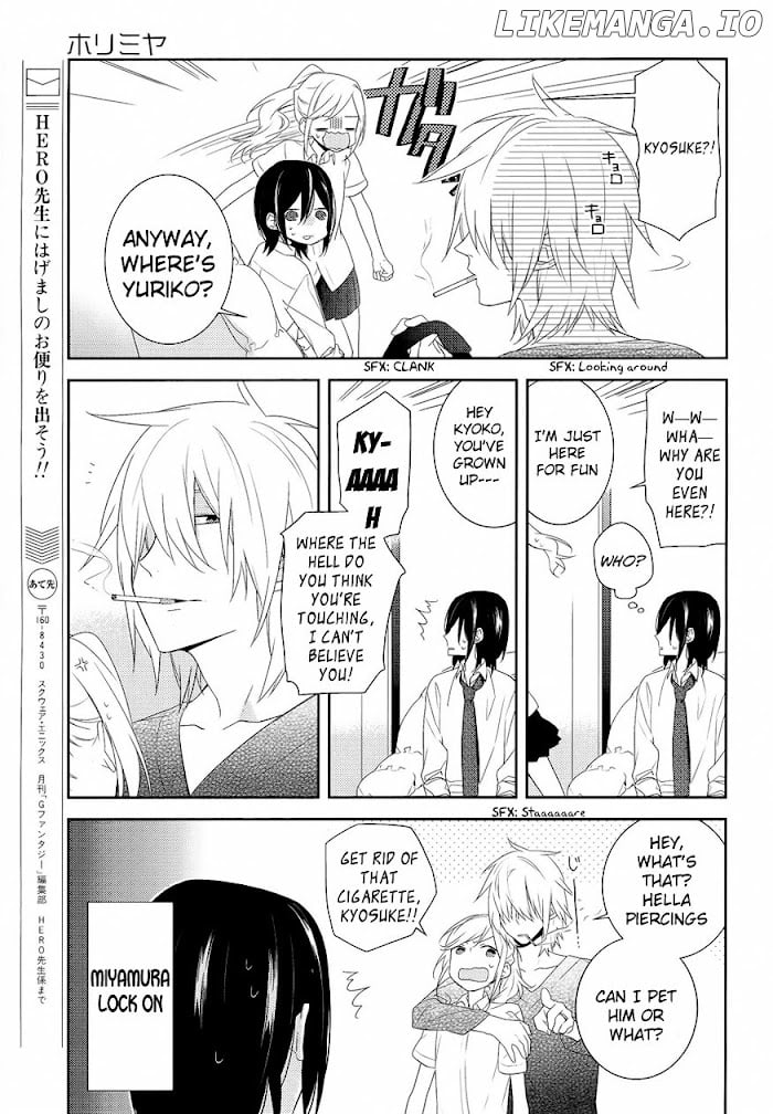 Hori-san to Miyamura-kun chapter 23 - page 8