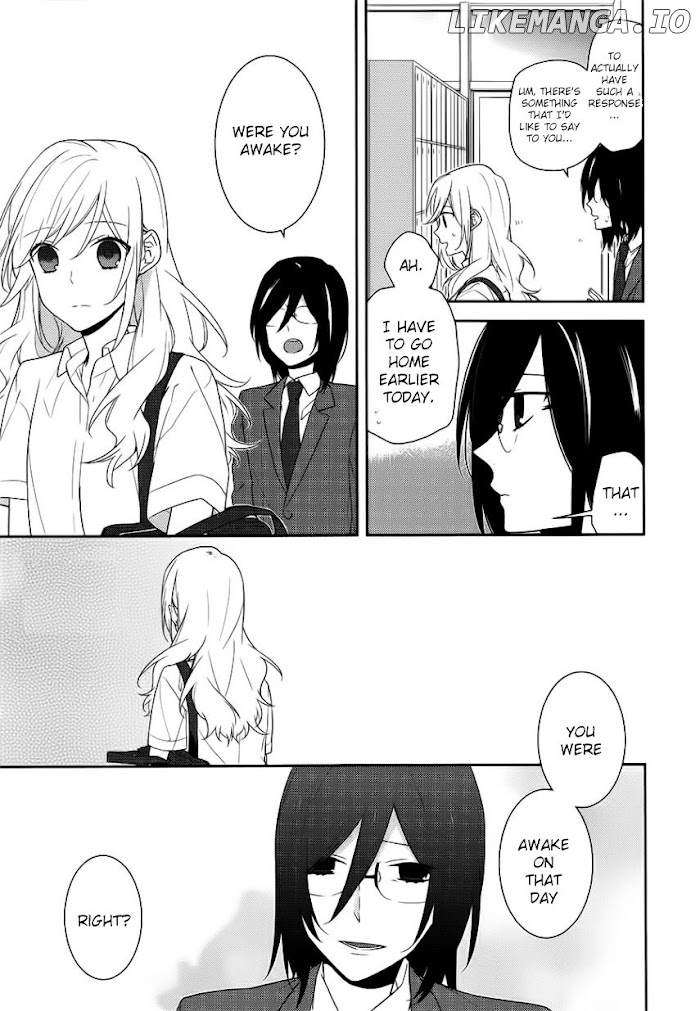 Hori-san to Miyamura-kun chapter 22 - page 12