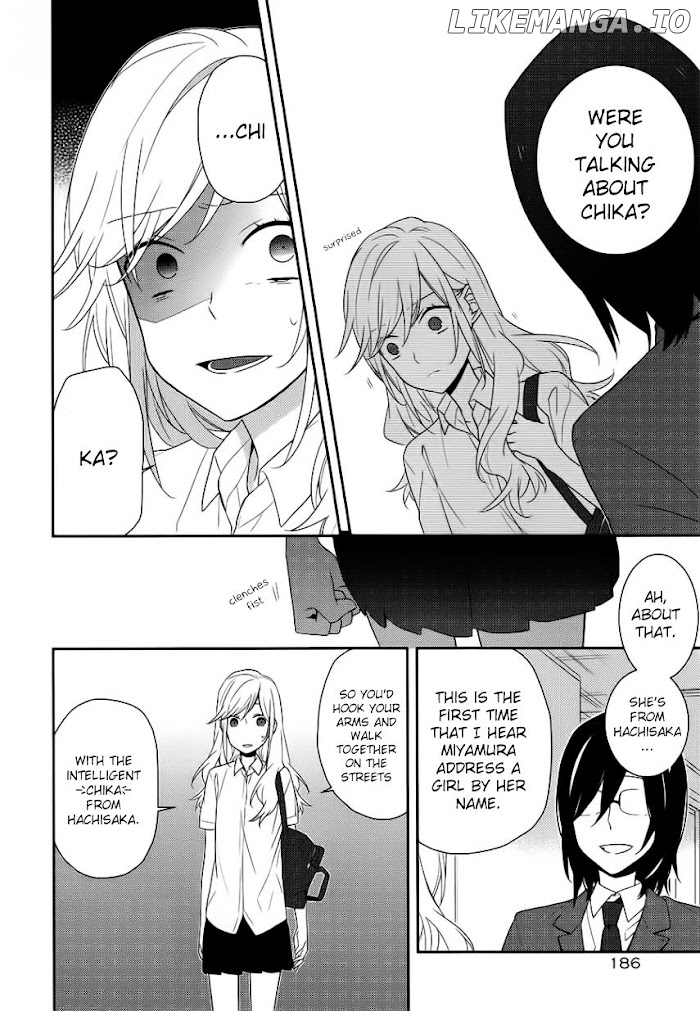 Hori-san to Miyamura-kun chapter 22 - page 15