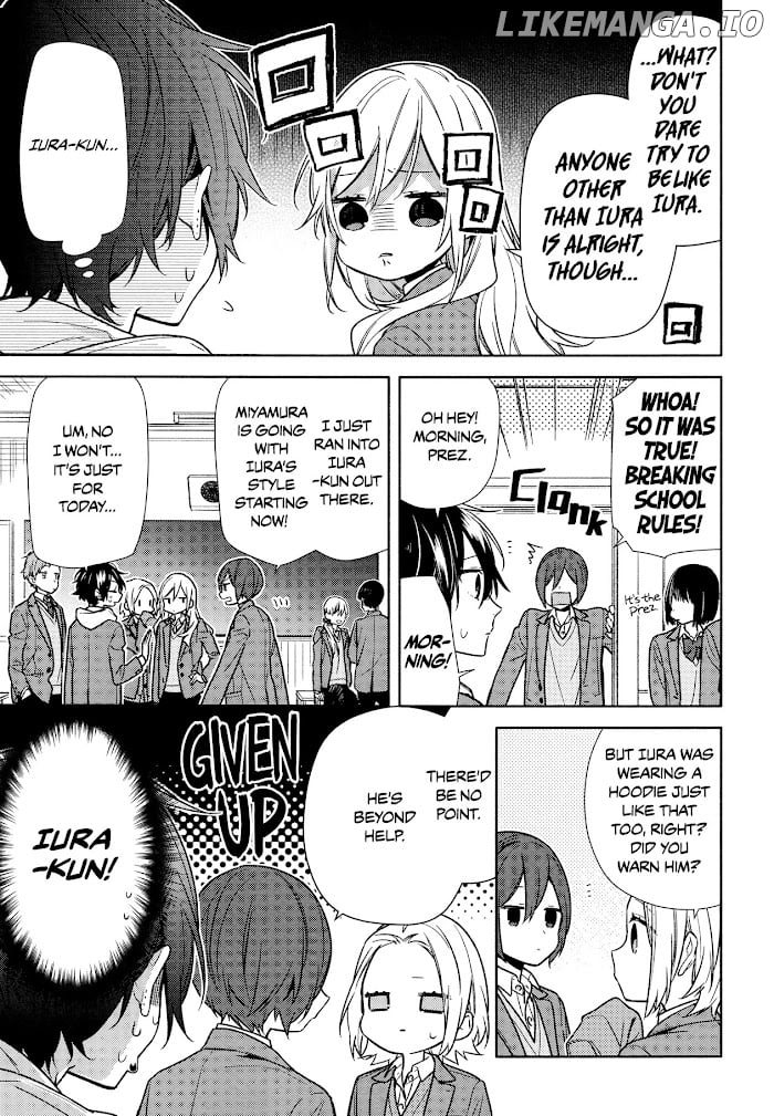 Hori-san to Miyamura-kun chapter 100 - page 8