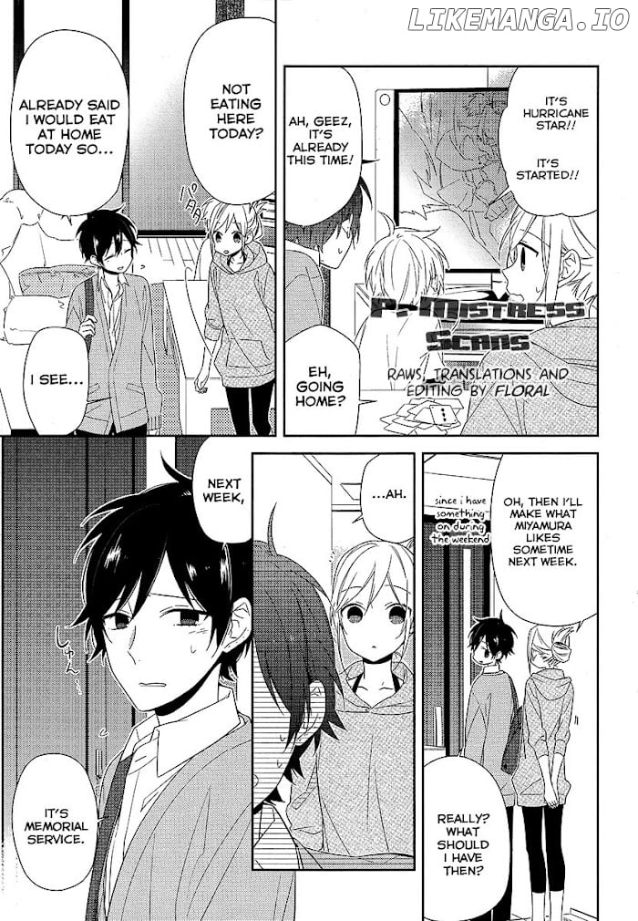 Hori-san to Miyamura-kun chapter 34 - page 3