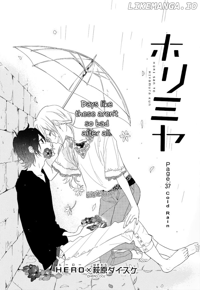 Hori-san to Miyamura-kun chapter 37 - page 2