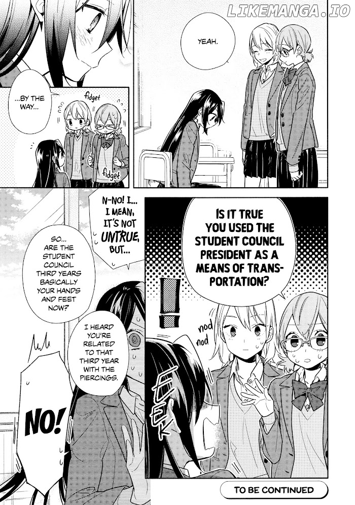 Hori-san to Miyamura-kun chapter 105 - page 17