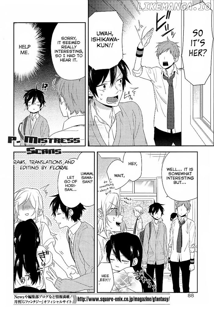 Hori-san to Miyamura-kun chapter 29 - page 14