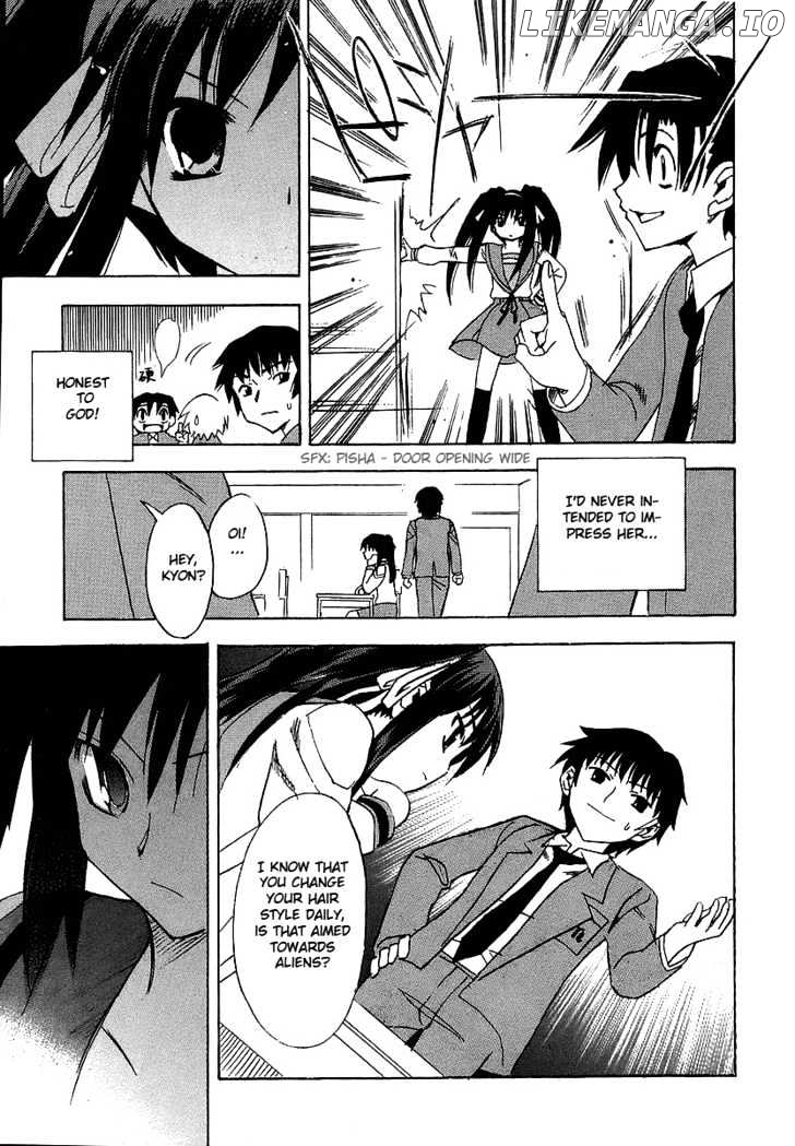 Suzumiya Haruhi no Yuuutsu chapter 1 - page 22