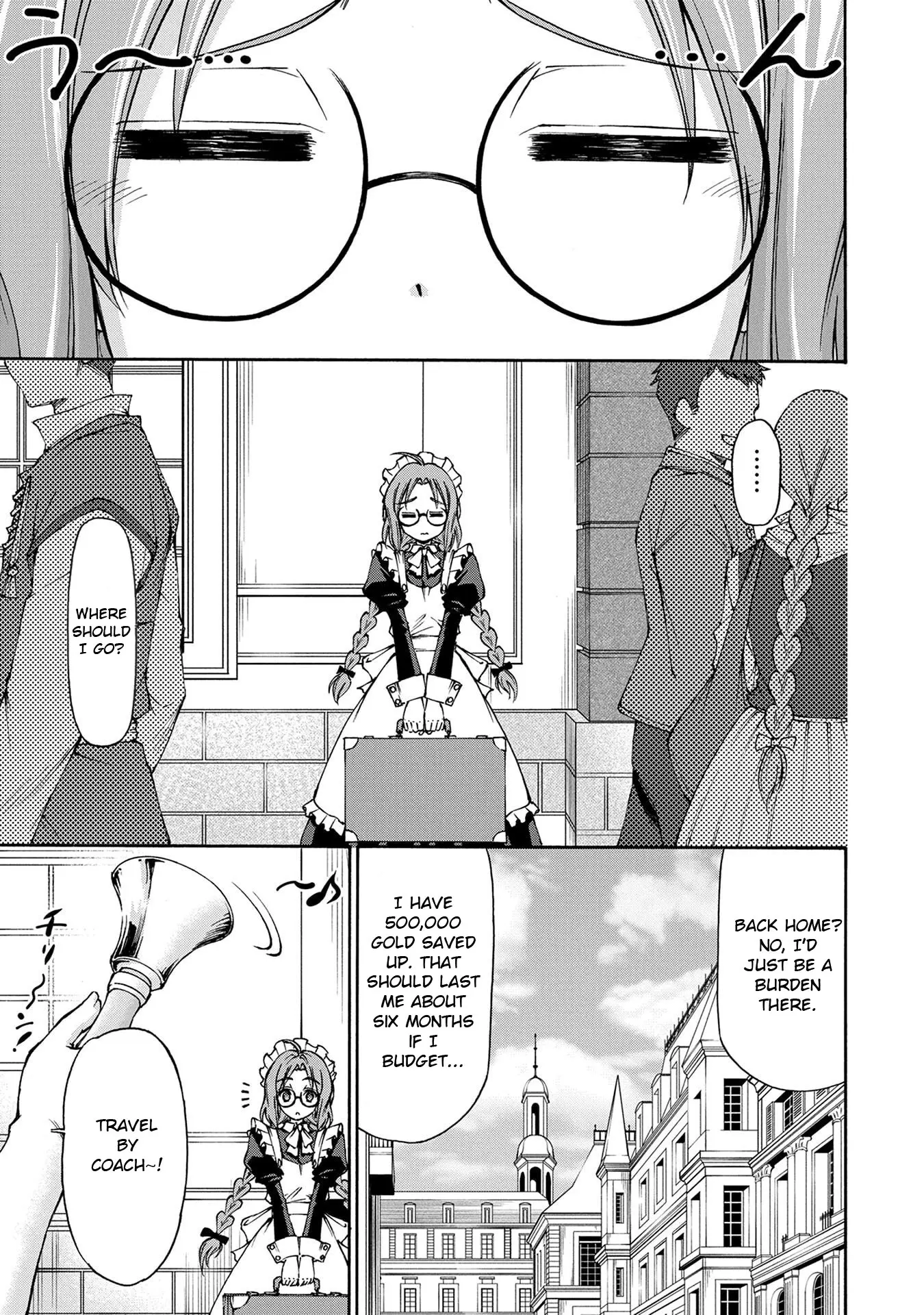 Maid nara Touzen desu. ~Nureginu wo Kiserareta Bannou Maid-san wa Tabi ni Deru Koto ni shimashita.~ chapter 1 - page 18