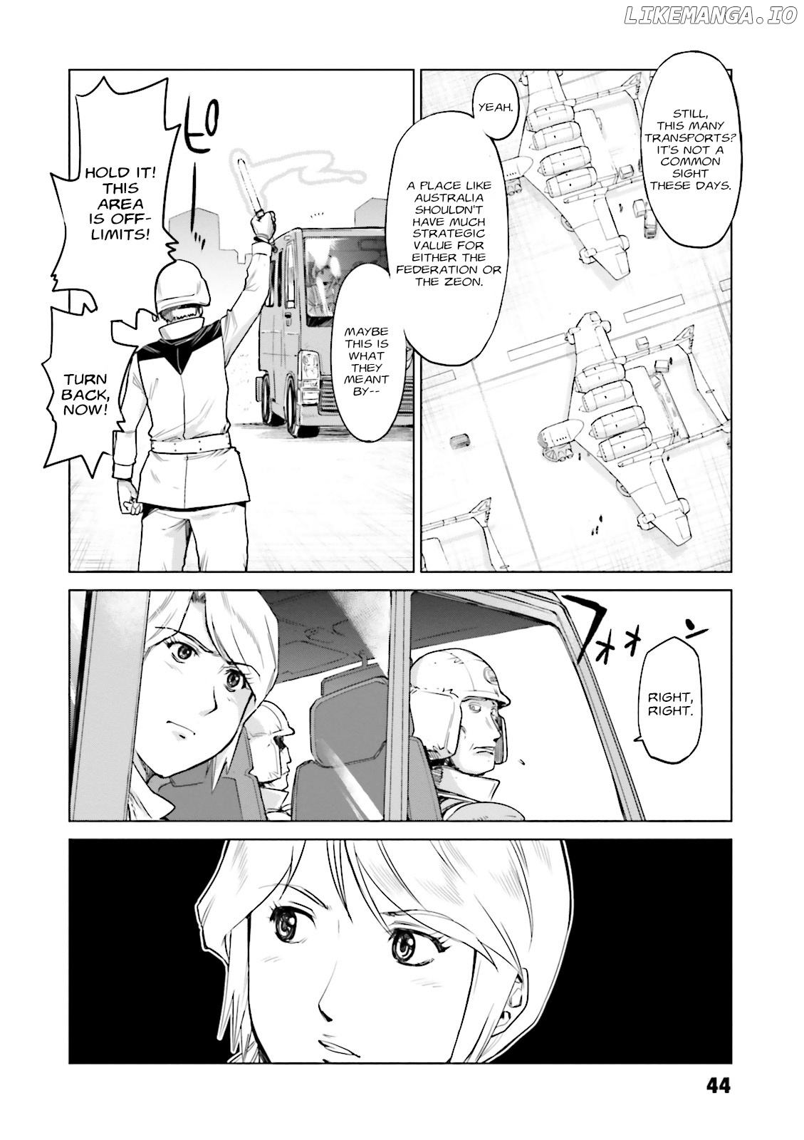 Mobile Suit Gundam Ground Zero – Rise From The Ashes chapter 0.1 - page 45