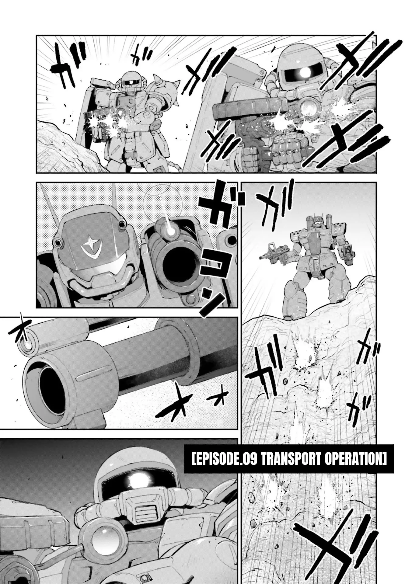 Mobile Suit Gundam Ground Zero – Rise From The Ashes chapter 9 - page 1