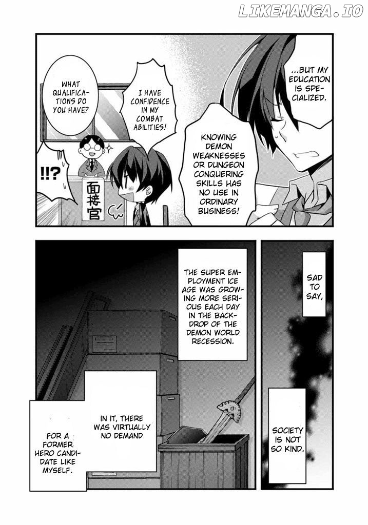 Yuusha ni Narenakatta Ore wa Shibushibu Shuushoku o Ketsuishimashita. chapter 1 - page 8