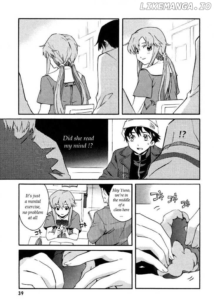 Mirai Nikki chapter 1.1 - page 20