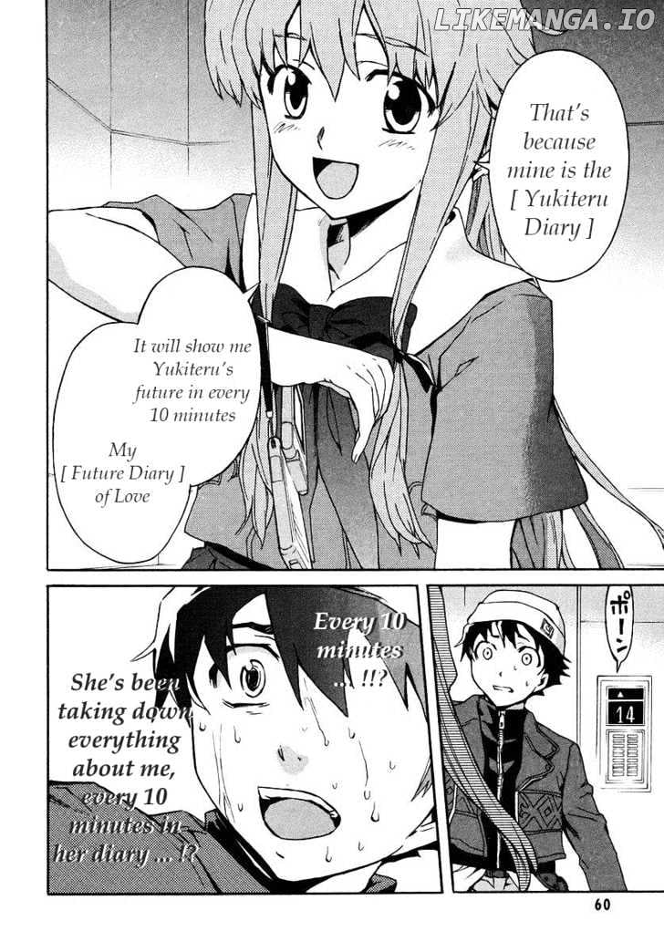 Mirai Nikki chapter 1.2 - page 14