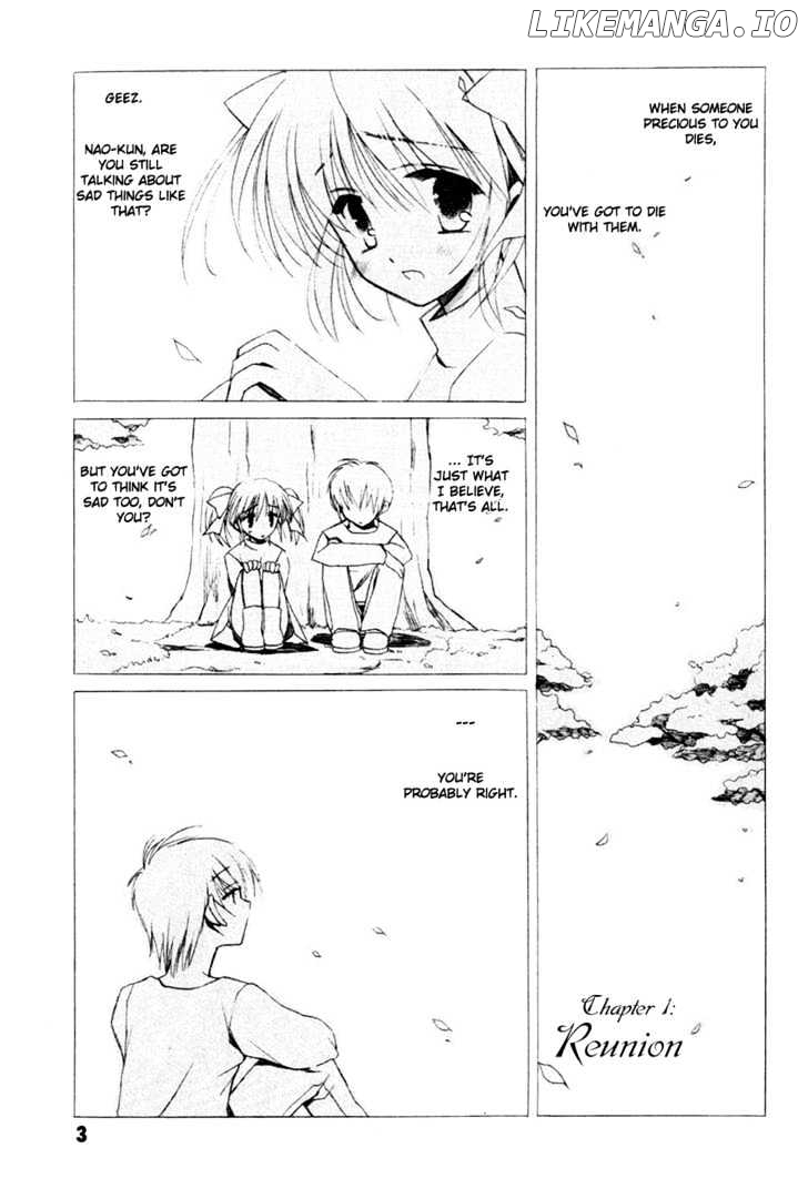 Sakura no Uta - The Fear Flows Because of Tenderness. chapter 1 - page 3