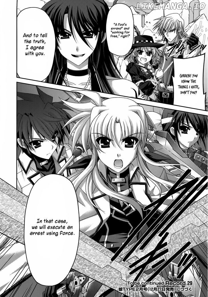 Mahou Senki Lyrical Nanoha Force chapter 28 - page 29