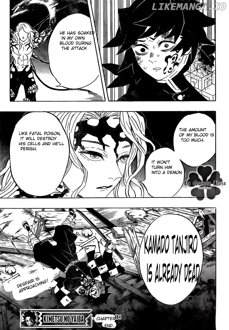 Kimetsu no Yaiba Chapter 184 - page 18