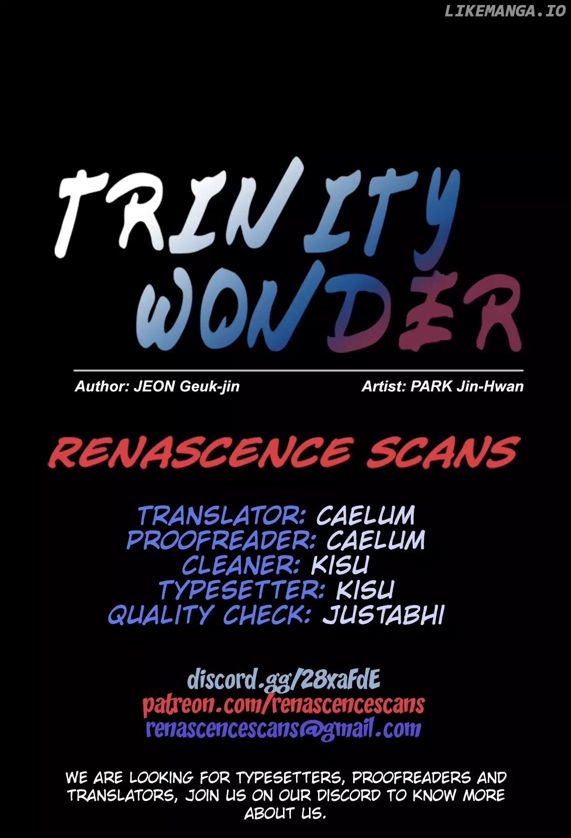 Trinity Wonder chapter 74 - page 1