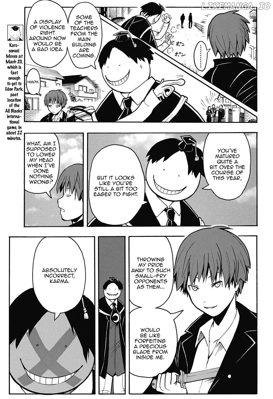 Assassination Classroom Extra chapter 161 - page 4