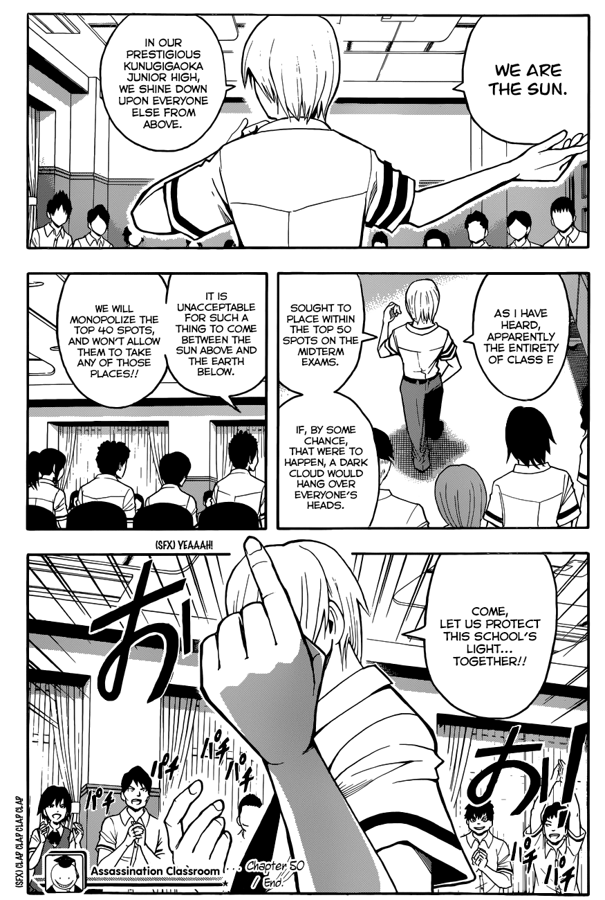 Assassination Classroom Extra chapter 50 - page 20