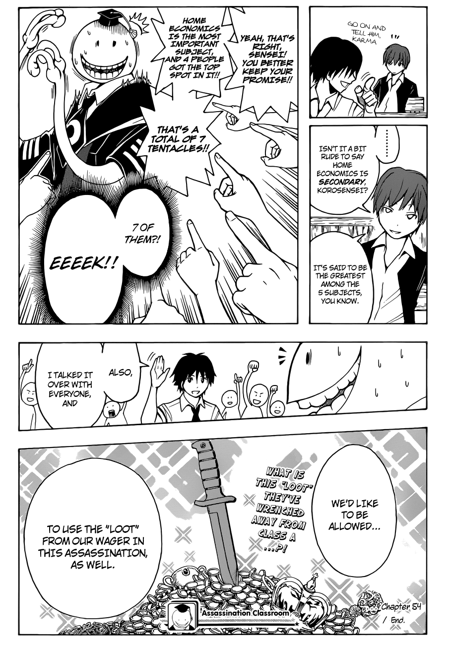 Assassination Classroom Extra chapter 54 - page 20