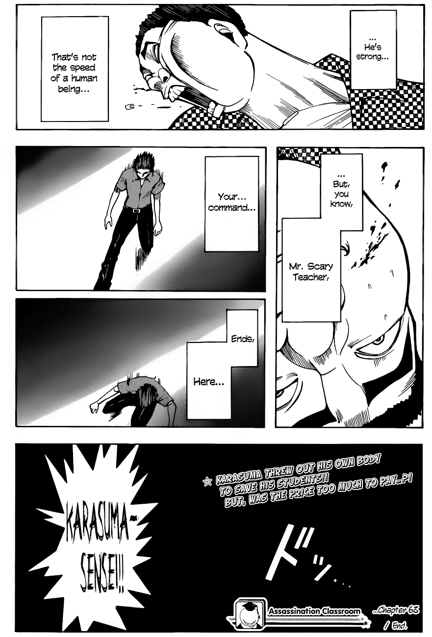 Assassination Classroom Extra chapter 63 - page 20