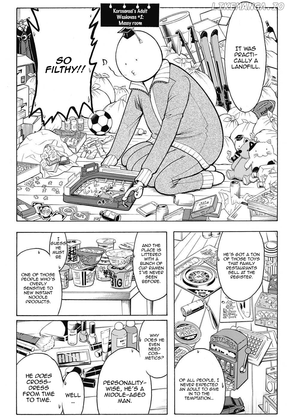 Assassination Classroom Extra chapter 180.1 - page 8