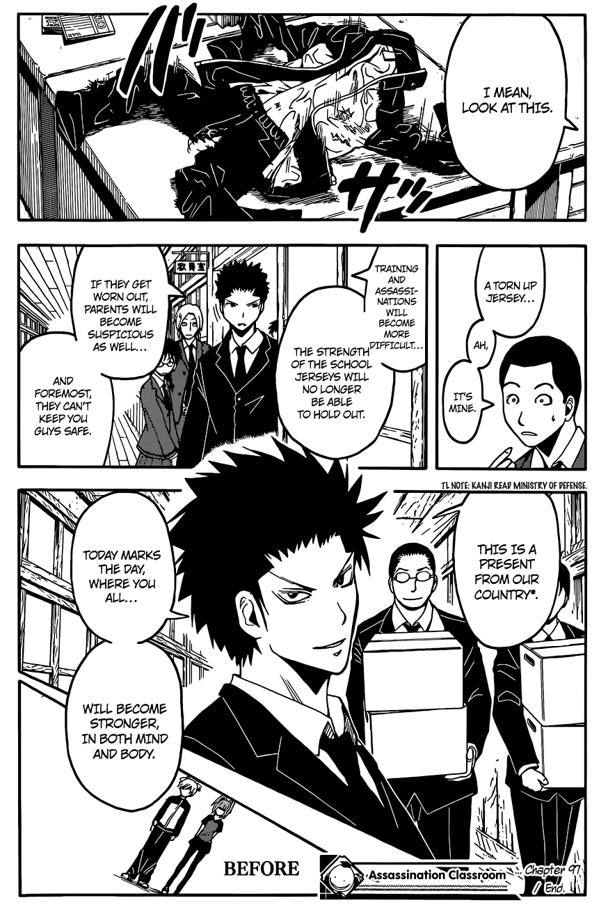 Assassination Classroom Extra chapter 97 - page 22